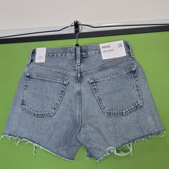 NWT AGOLDE Parker Long Loose Fit Denim Shorts – Size 26 - Picture 4 of 7
